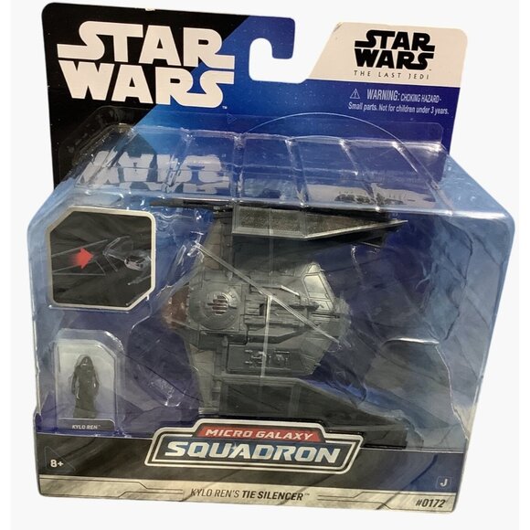 Star Wars Micro Galaxy Squadron Series 8 Kylo Ren's Tie Silencer #0172 - Picture 2 of 6